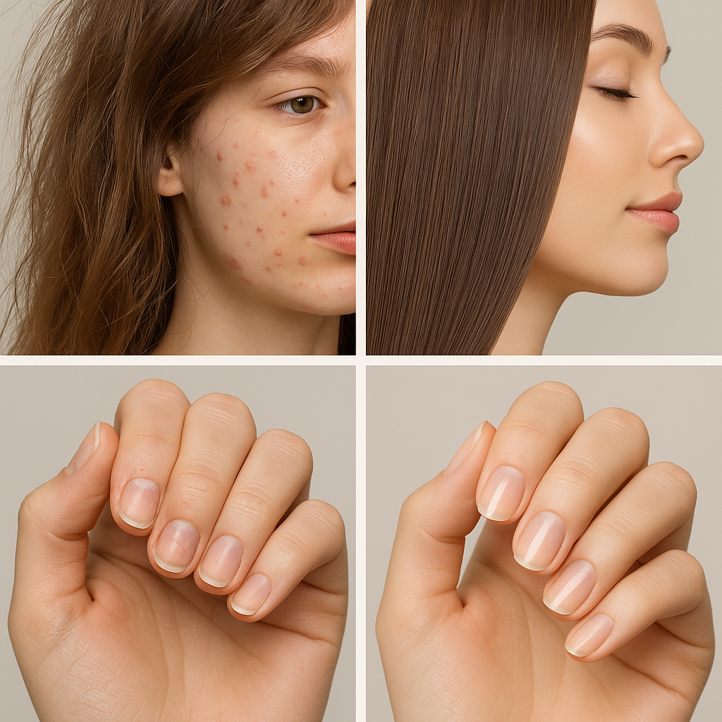 20250817_2120_Transformation_ Hair, Skin, Nails_simple_compose_01k2wd8qh7f1kscbty26cmf515